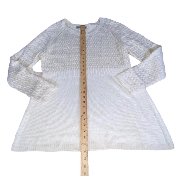 Seventh Avenue Cream And Gold Knit Tunic Sweater - Women’s Size XL - Picture 6 of 14